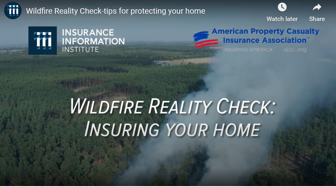 Wildfire reality check: Tips for protecting your home - Insurance ...